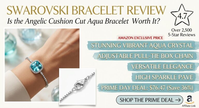 Swarovski Angelic Cushion Cut Aqua Bracelet Review: Is It Worth It?